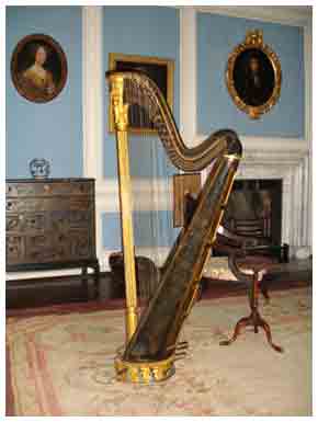 The Harp at Lacock which Amélina refers to and often plays