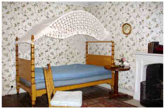 This East bedroom at Lacock was probably Amélina's